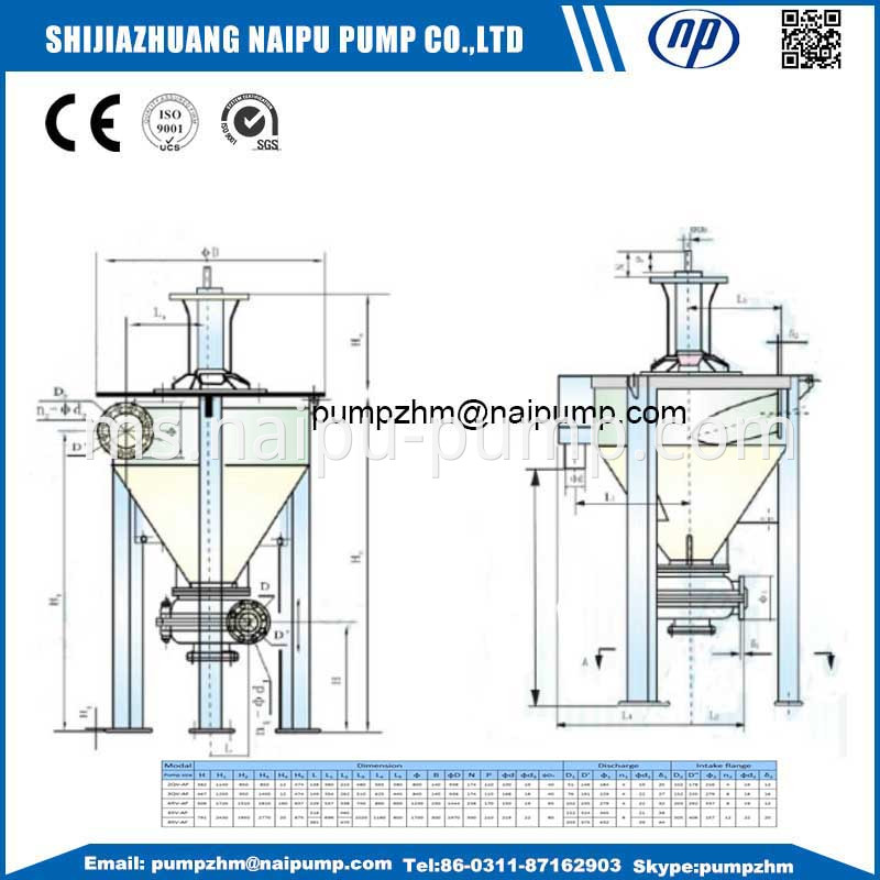 001 vertical slurry pump outline drawing02